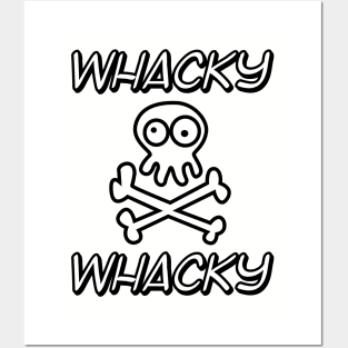 Whacky skull crazy skull birthday gift shirt 2 Posters and Art